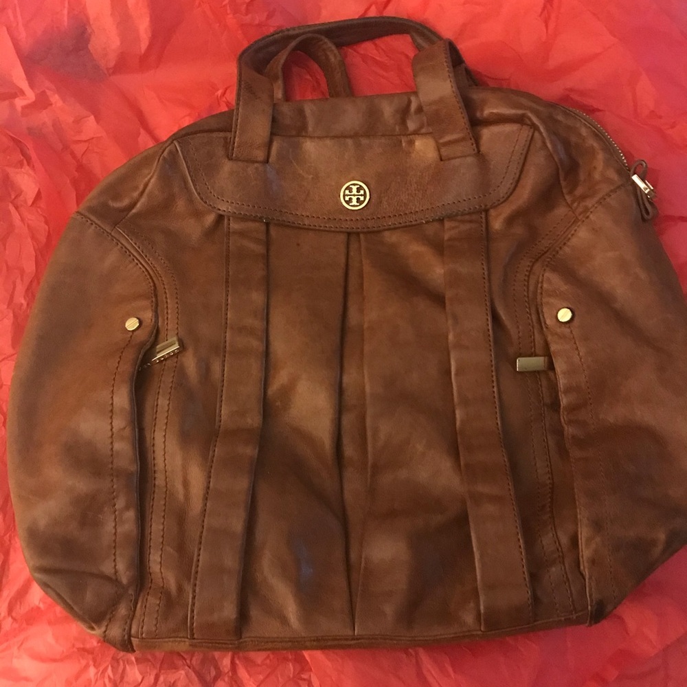 A large brown tote